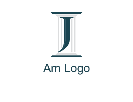 letter j inside court column logo