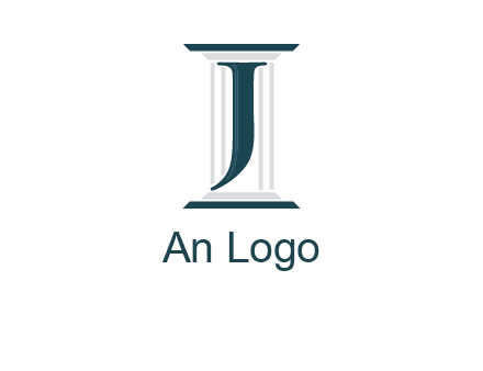 letter j inside court column logo