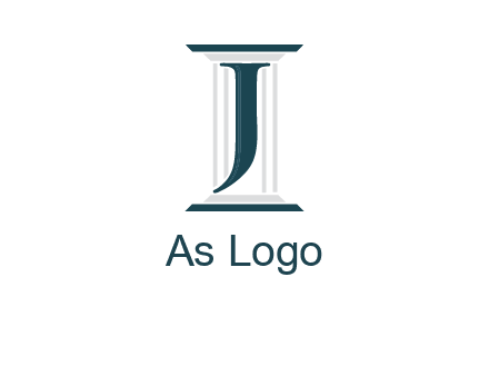 letter j inside court column logo
