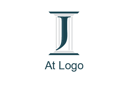 letter j inside court column logo