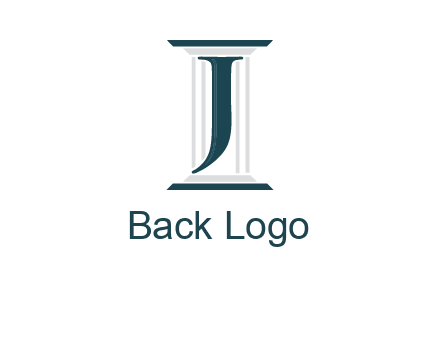 letter j inside court column logo