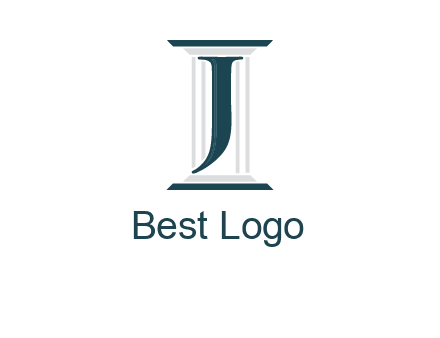 letter j inside court column logo