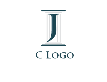 letter j inside court column logo