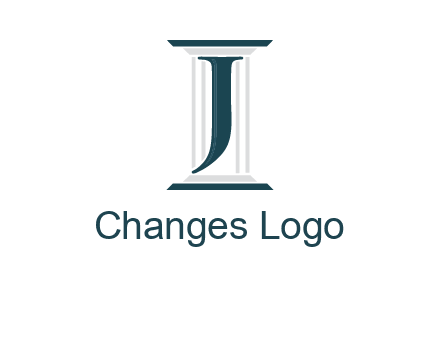 letter j inside court column logo