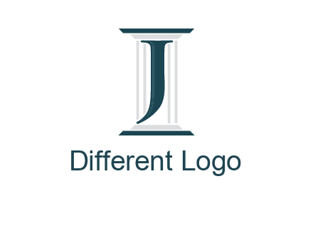 letter j inside court column logo