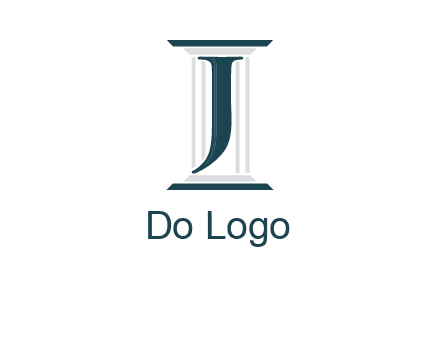 letter j inside court column logo