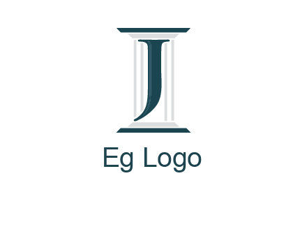 letter j inside court column logo