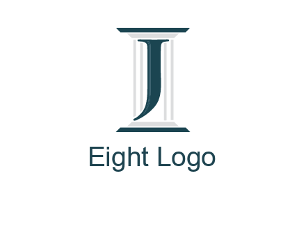 letter j inside court column logo