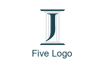 letter j inside court column logo
