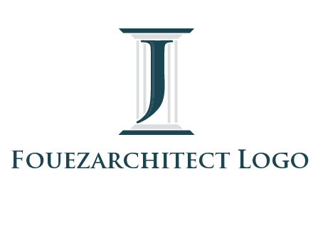 letter j inside court column logo