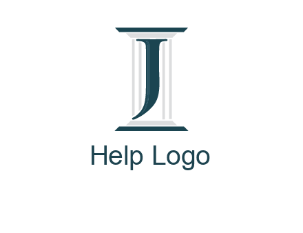 letter j inside court column logo