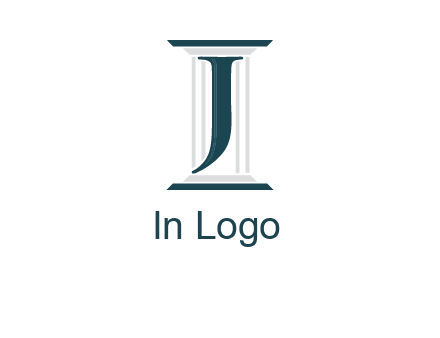 letter j inside court column logo