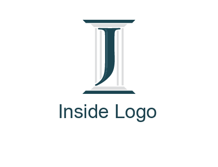 letter j inside court column logo
