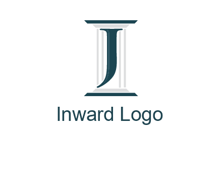 letter j inside court column logo