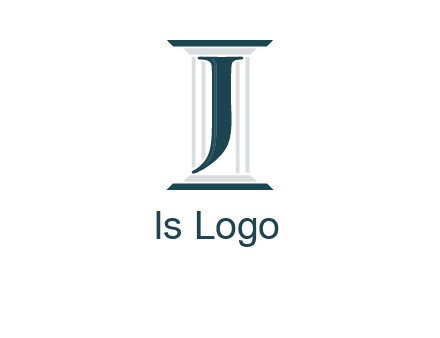 letter j inside court column logo