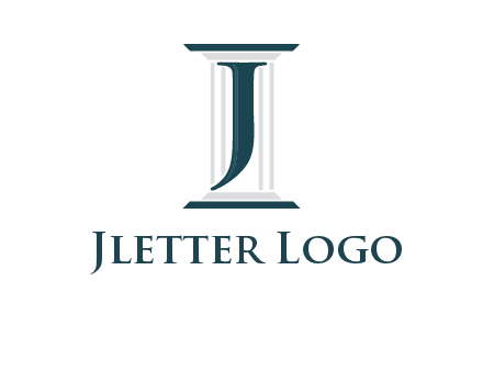 letter j inside court column logo