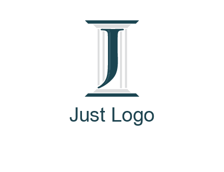 letter j inside court column logo