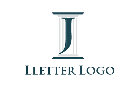 letter j inside court column logo