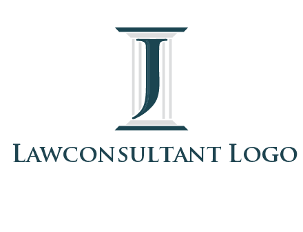 letter j inside court column logo