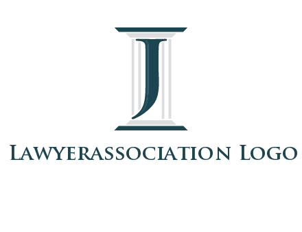 letter j inside court column logo