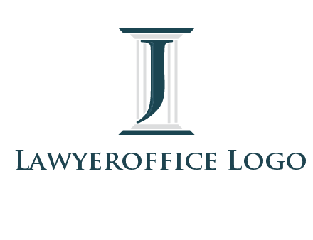 letter j inside court column logo
