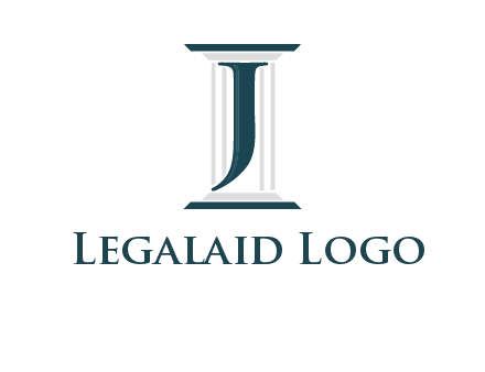 letter j inside court column logo