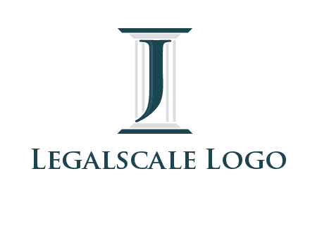 letter j inside court column logo