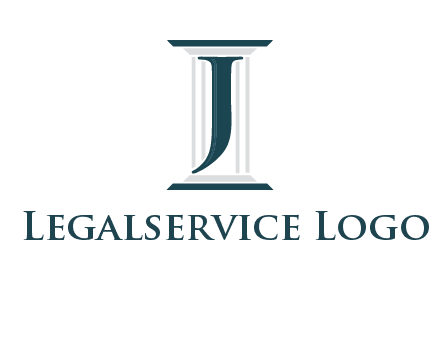 letter j inside court column logo