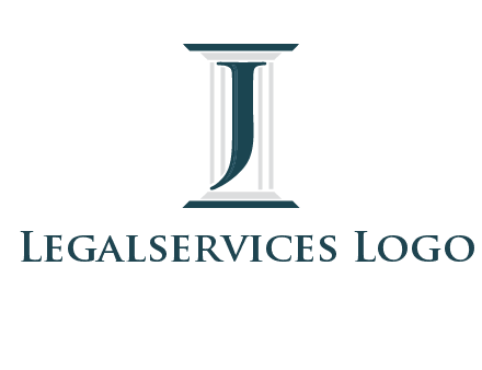 letter j inside court column logo