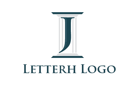 letter j inside court column logo