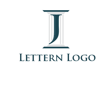 letter j inside court column logo