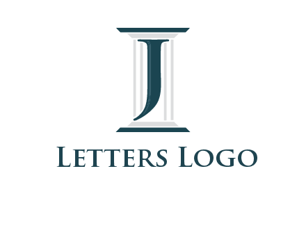 letter j inside court column logo