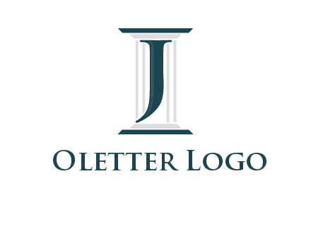 letter j inside court column logo