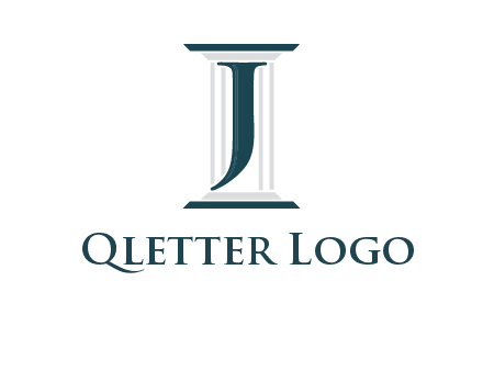 letter j inside court column logo