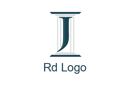 letter j inside court column logo