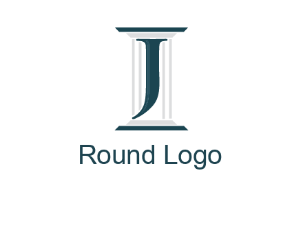 letter j inside court column logo
