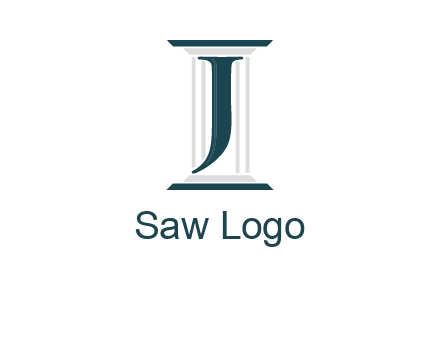 letter j inside court column logo