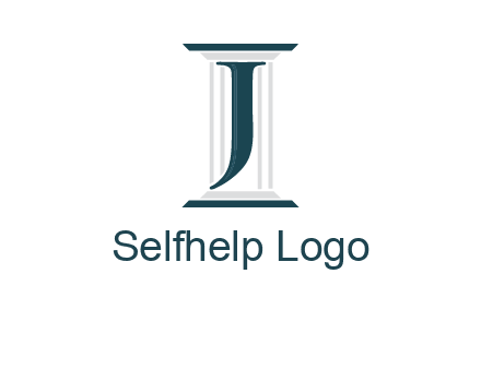 letter j inside court column logo