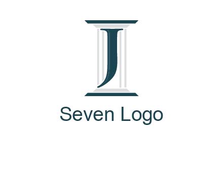 letter j inside court column logo