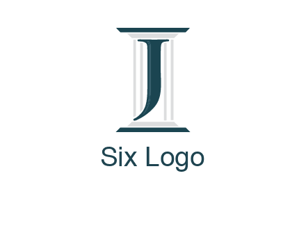 letter j inside court column logo