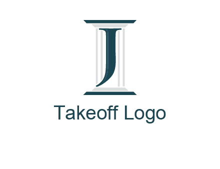letter j inside court column logo