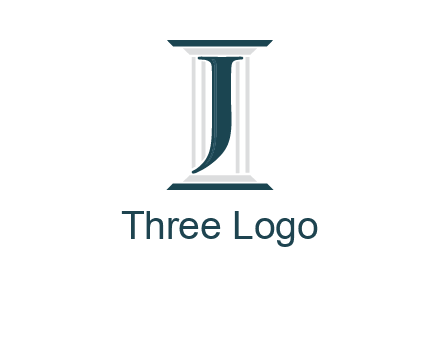 letter j inside court column logo