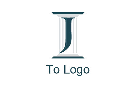 letter j inside court column logo
