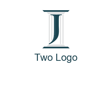 letter j inside court column logo