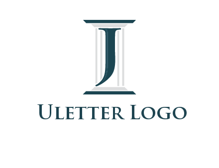 letter j inside court column logo