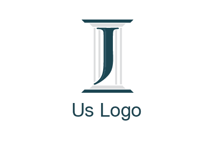 letter j inside court column logo