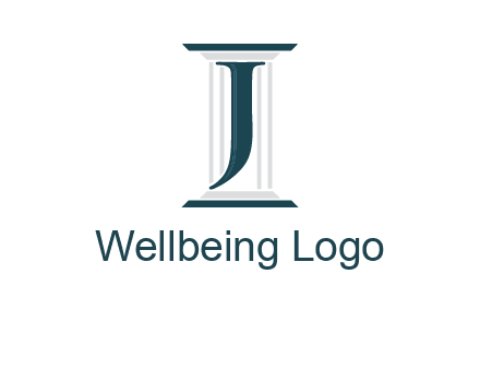 letter j inside court column logo