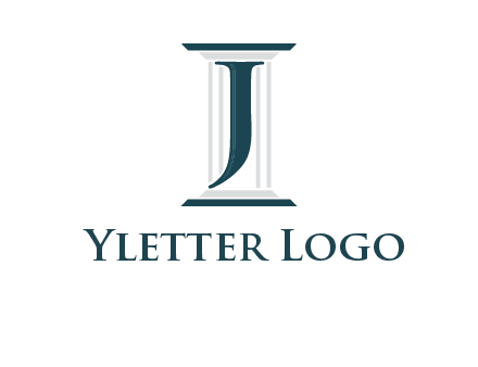 letter j inside court column logo