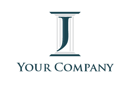 letter j inside court column logo
