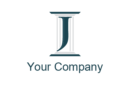 letter j inside court column logo
